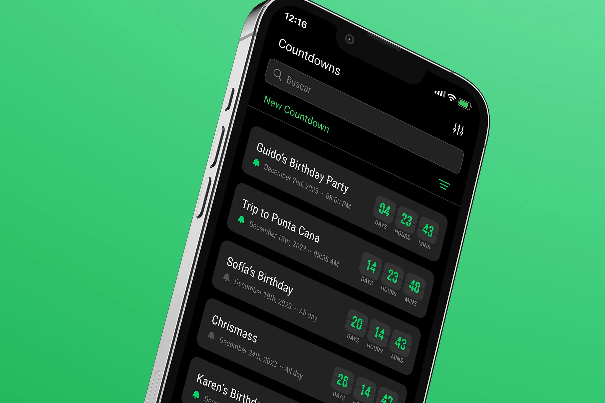 Countdown app
